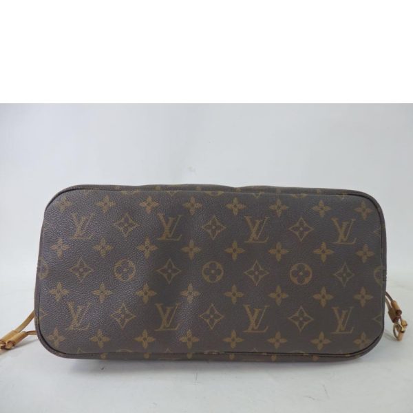 05134 4 Louis Vuitton Neverfull MM Monogram Tote Bag Brown