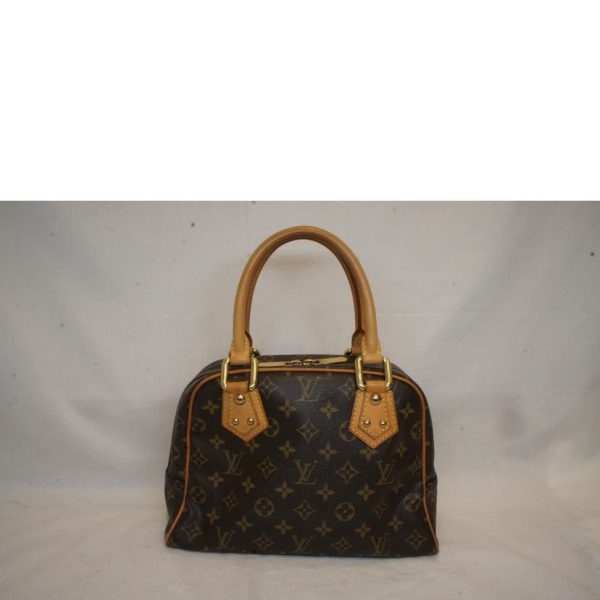 05203 2 Louis Vuitton Manhattan Monogram Handbag Brown