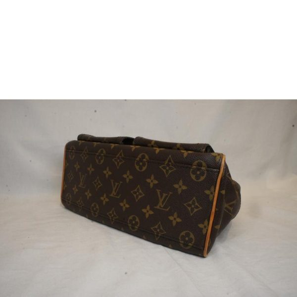 05203 3 Louis Vuitton Manhattan Monogram Handbag Brown