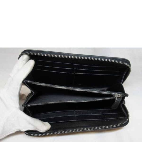 05230 4 Bottega Veneta Intrecciato Round Zipper Wallet