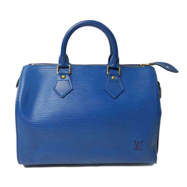 05236 1 Louis Vuitton Speedy 25 Bag Epi Toledo Blue