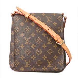 05241 1 Louis Vuitton Damier Azur Saintonge Shoulder Bag Pineapple