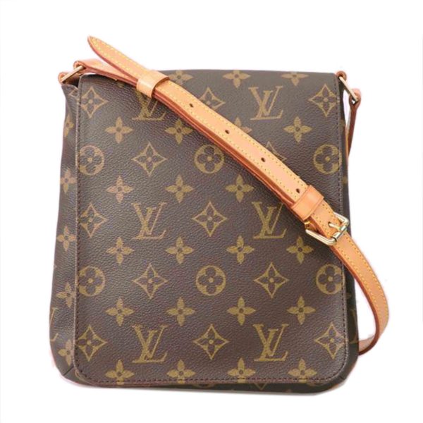 05241 1 Louis Vuitton Musette Salsa Short Shoulder Monogram Bag Brown