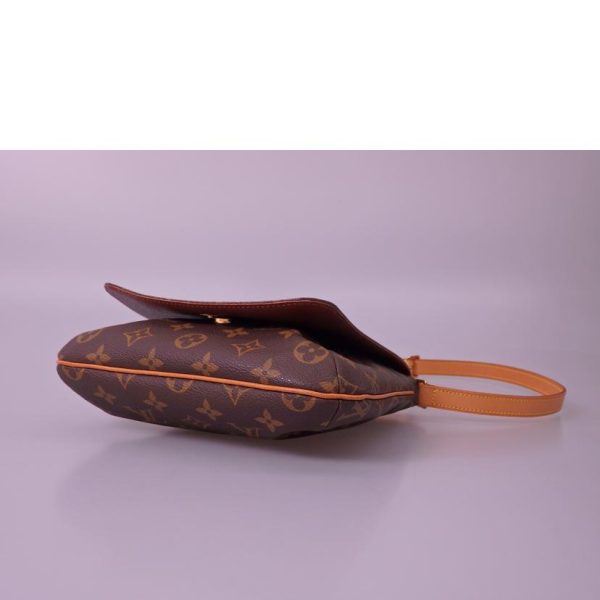 05241 3 Louis Vuitton Musette Salsa Short Shoulder Monogram Bag Brown