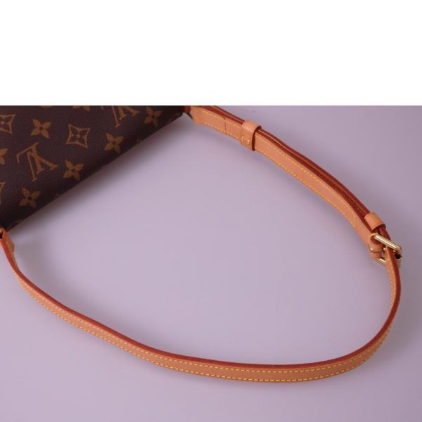 05241 4 Louis Vuitton Musette Salsa Short Shoulder Monogram Bag Brown