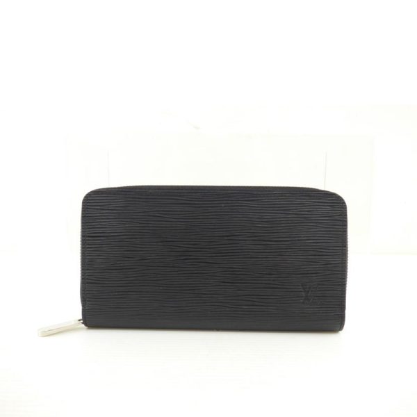 05260 2 Louis Vuitton Zippy Wallet Epi Wallet Noir