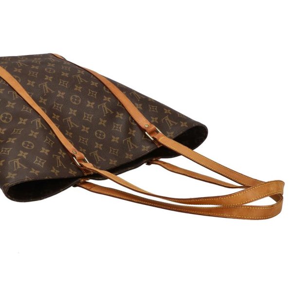 05265 3 Louis Vuitton Sack Shopping 48 Monogram Bag Brown