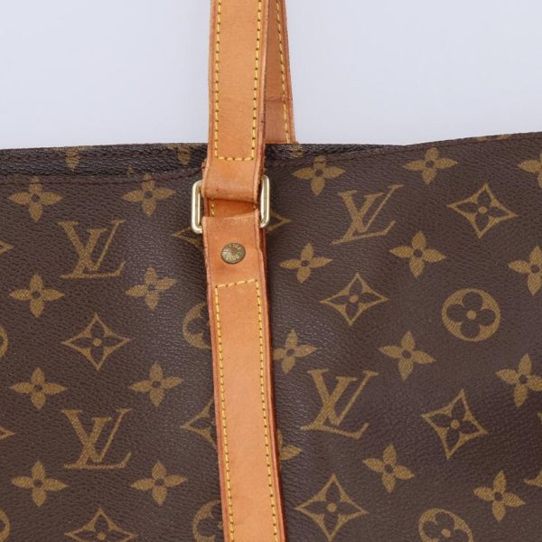 05265 5 Louis Vuitton Sack Shopping 48 Monogram Bag Brown