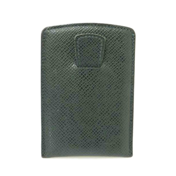 05275 1 Louis Vuitton Etuit Carte de Visite Toilette Taiga Case Black