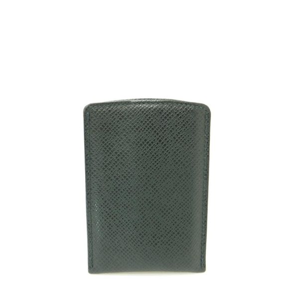 05275 2 Louis Vuitton Etuit Carte de Visite Toilette Taiga Case Black