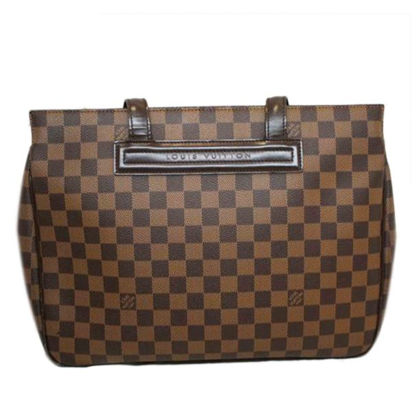 05326 1 Louis Vuitton Parioli Damier Handbag Ebene Brown