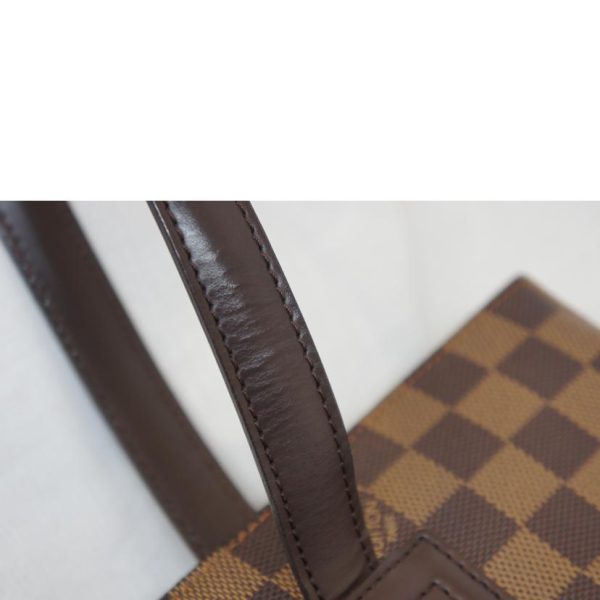 05326 13 Louis Vuitton Parioli Damier Handbag Ebene Brown