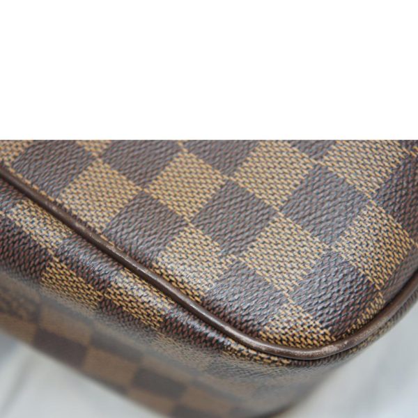 05326 8 Louis Vuitton Parioli Damier Handbag Ebene Brown