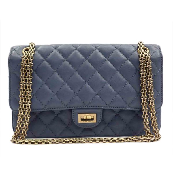 05344 1 Chanel Matelassé Chain Shoulder Bag Black