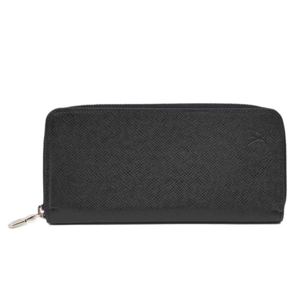 05349 1 Louis Vuitton Zippy Wallet Vertical Taiga Wallet Black