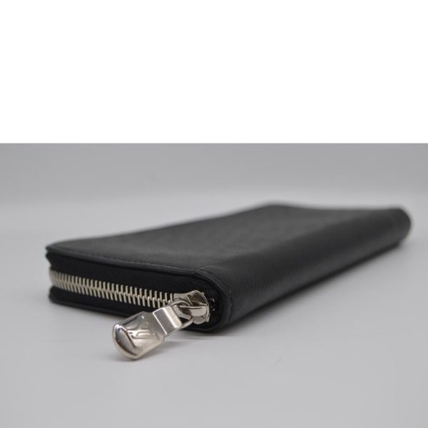 05349 3 Louis Vuitton Zippy Wallet Vertical Taiga Wallet Black