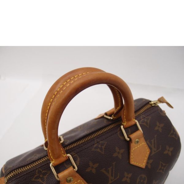 05359 4 Louis Vuitton Old Speedy 25 Monogram Bag Brown