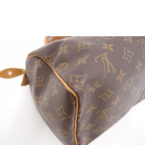 05359 7 Louis Vuitton Old Speedy 25 Monogram Bag Brown