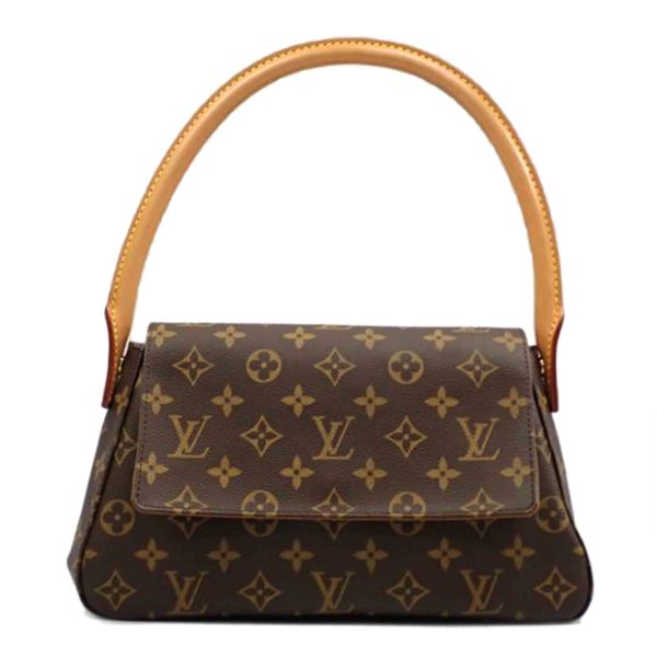 05401 1 Louis Vuitton Mini Looping Monogram Bag Brown