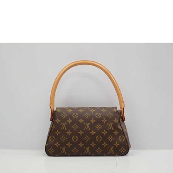 05401 2 Louis Vuitton Mini Looping Monogram Bag Brown