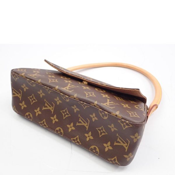 05401 3 Louis Vuitton Mini Looping Monogram Bag Brown