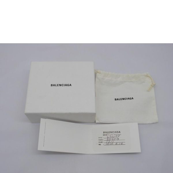 05403 6 Balenciaga Tri Fold Wallet Black