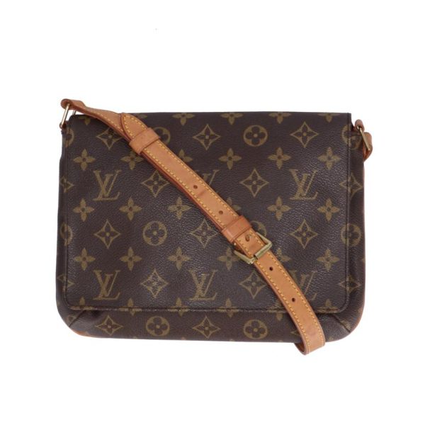 05418 1 Louis Vuitton Musette Tango Shoulder Bag Brown