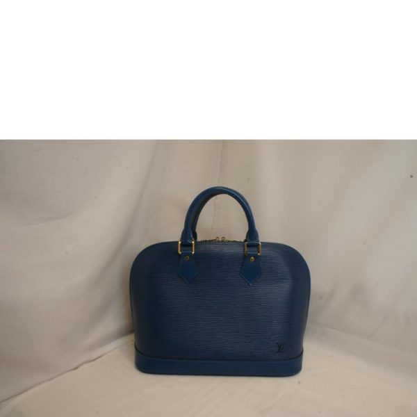 05452 2 Louis Vuitton Alma Bag Epi Toledo Blue