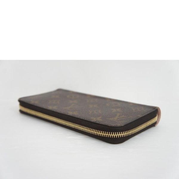 05468 3 Louis Vuitton Zippy Wallet Wallet Rose Valerine Monogram