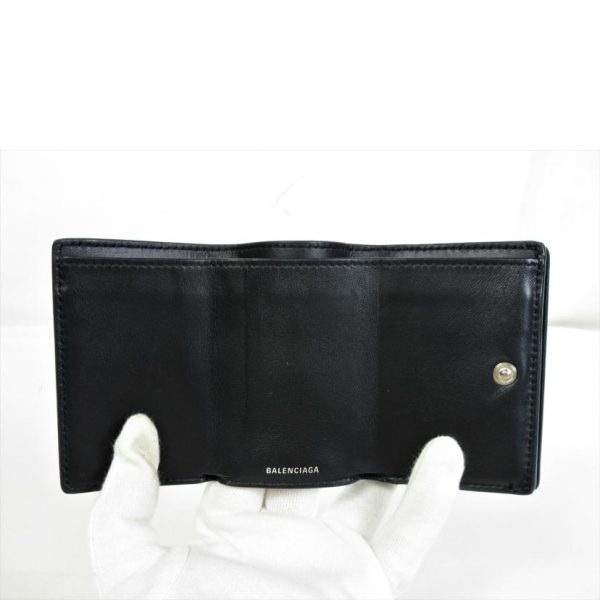 05469 4 Balenciaga Everyday Mini Wallet Black