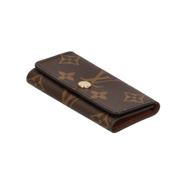 05531 5 Louis Vuitton Multicle Monogram Key Case Brown