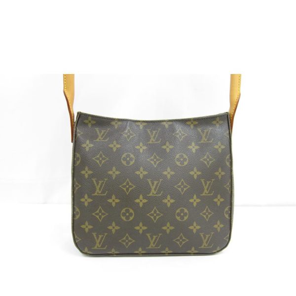 05540 2 Louis Vuitton Looping MM Shoulder Bag Monogram Brown