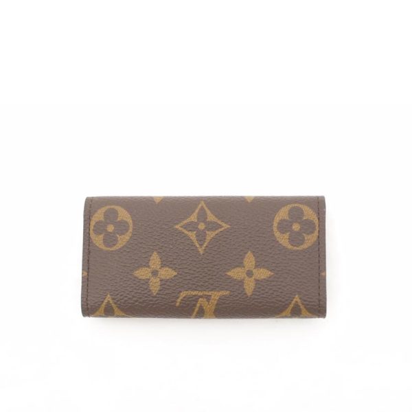 05548 2 Louis Vuitton Multicle 4 Monogram Wallet Brown