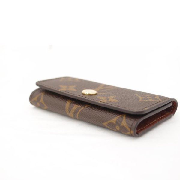 05548 3 Louis Vuitton Multicle 4 Monogram Wallet Brown