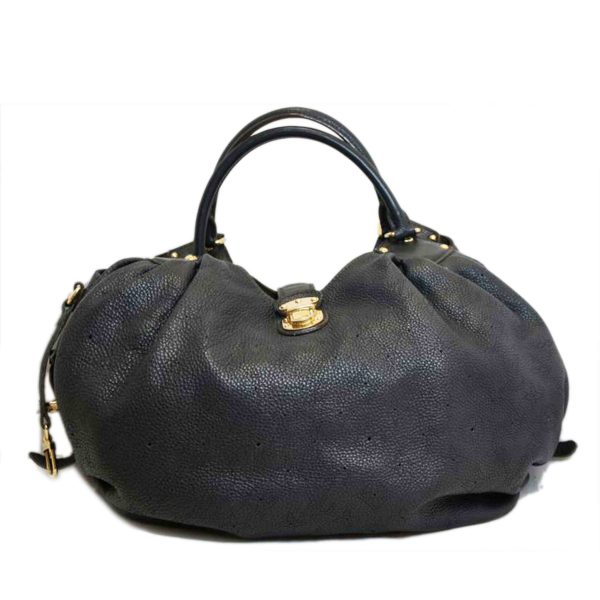 05579 1 Louis Vuitton Mahina L Empreinte Bag Noir