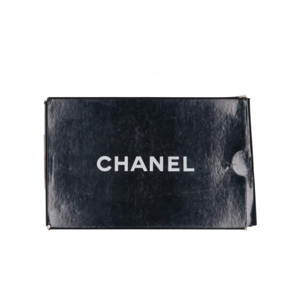 05586 8 Chanel Vintage Suede Matelasse Fringe Pouch Black