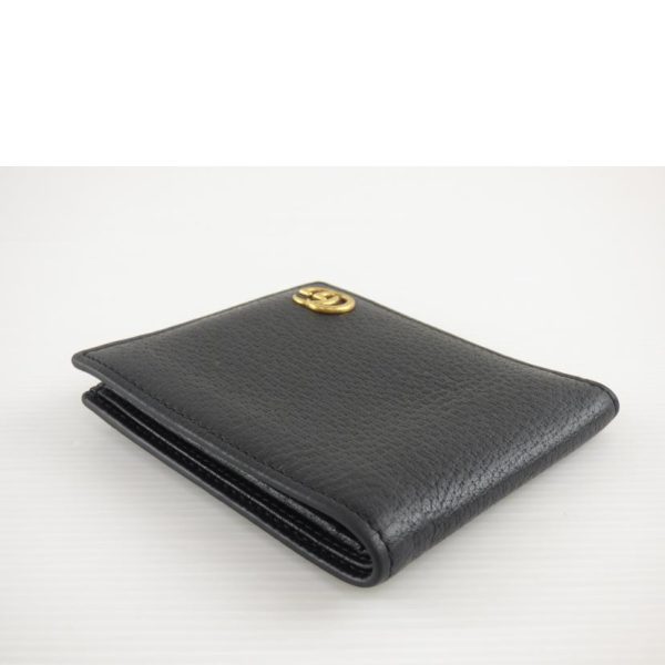 05598 3 Gucci 2 Fold Wallet Black