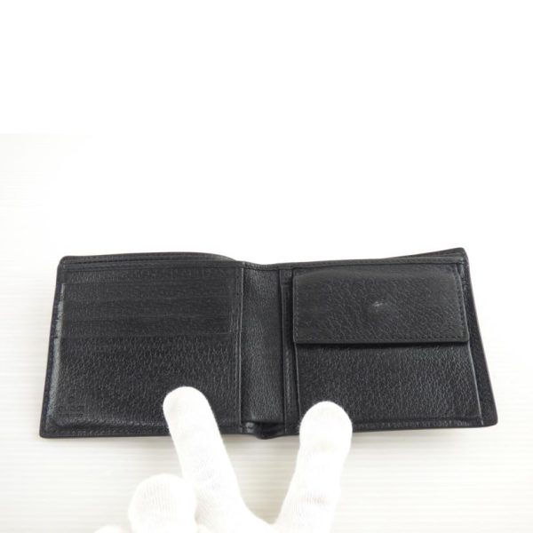 05598 4 Gucci 2 Fold Wallet Black