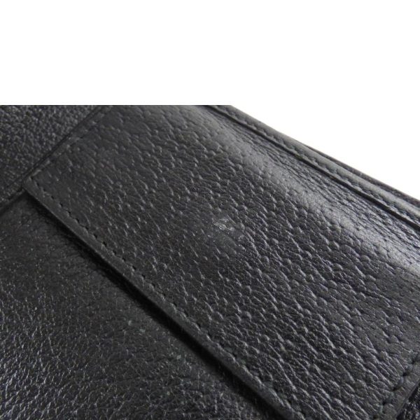 05598 6 Gucci 2 Fold Wallet Black