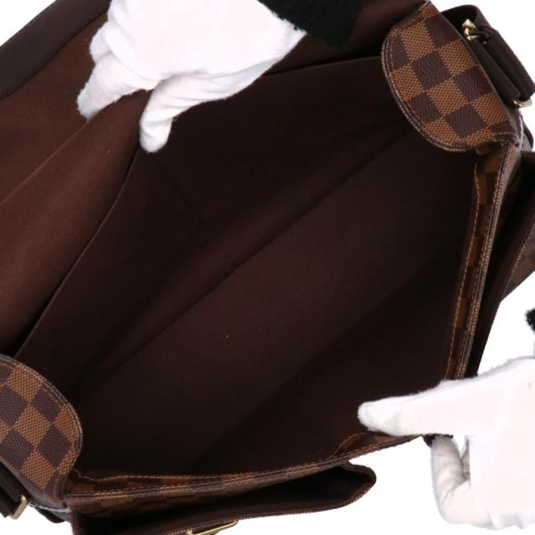 05623 5 Louis Vuitton Broadway Damier Ebene Bag Brown