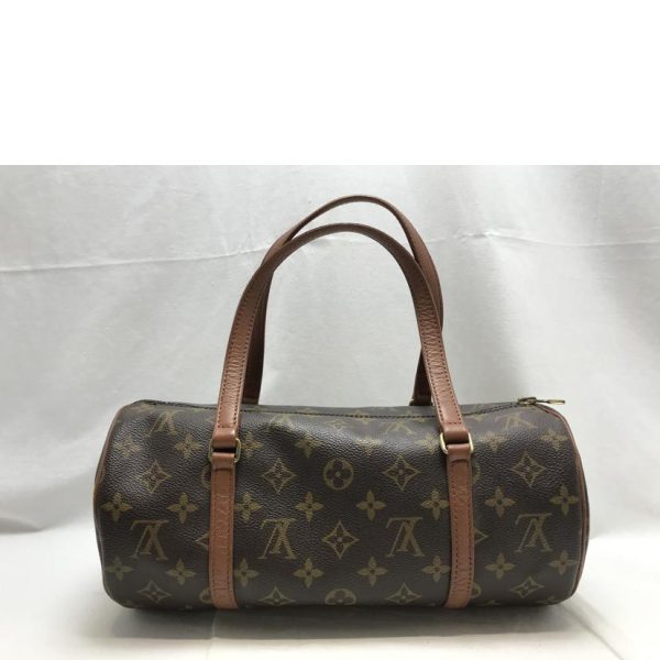 05634 2 LOUIS VUITTON Papillon 30 Handbag Monogram Brown