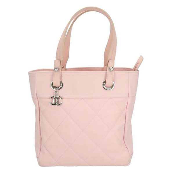 05647 1 Chanel Paris Biarritz PM Tote Bag Pink