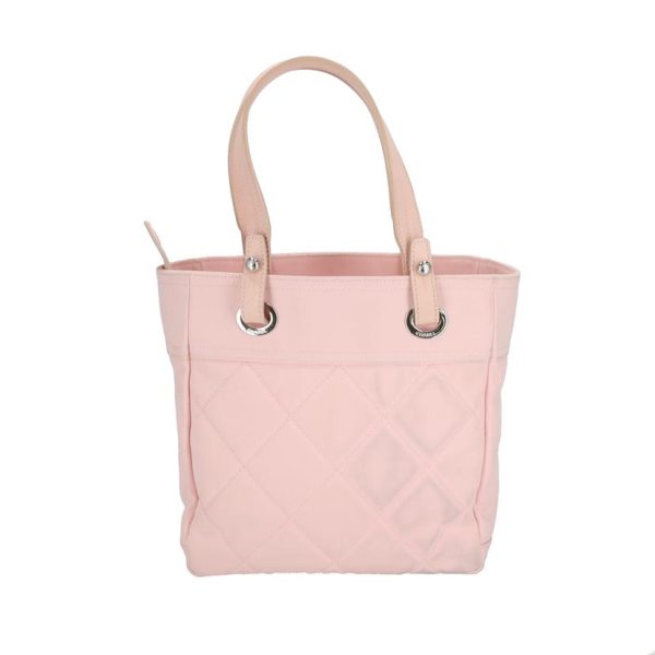 05647 2 Chanel Paris Biarritz PM Tote Bag Pink