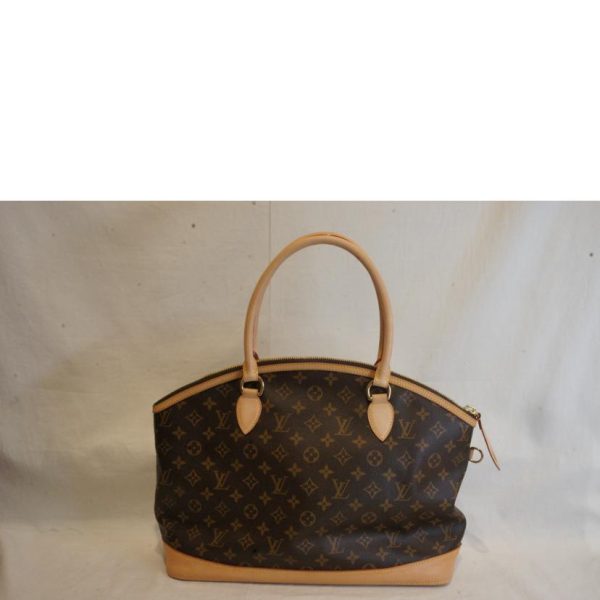 05739 2 Louis Vuitton Lockit Horizontal Monogram Bag Brown