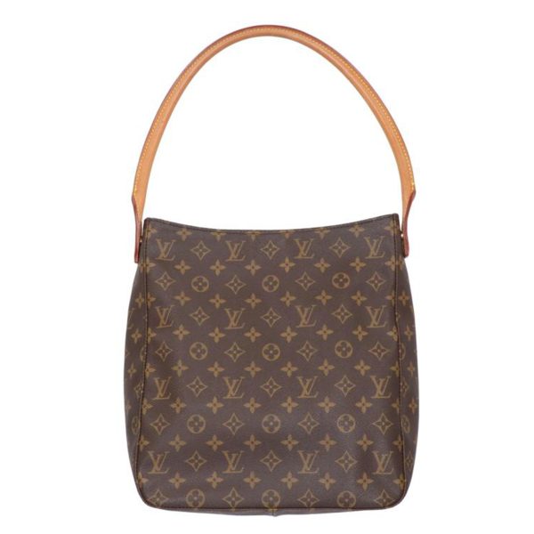 05975 1 Louis Vuitton Looping GM Monogram Bag Brown