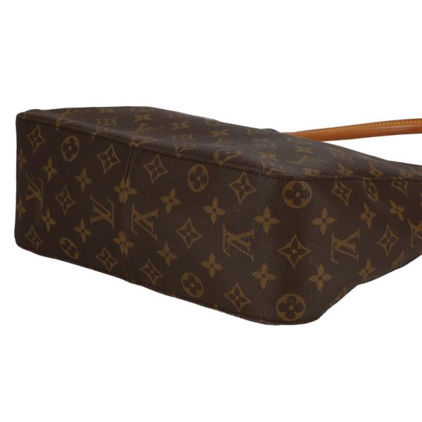 05975 2 Louis Vuitton Looping GM Monogram Bag Brown