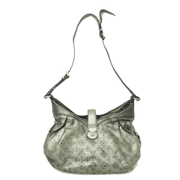 06139 1 Louis Vuitton Mahina XS Monogram Mahina Shoulder Bag Gray