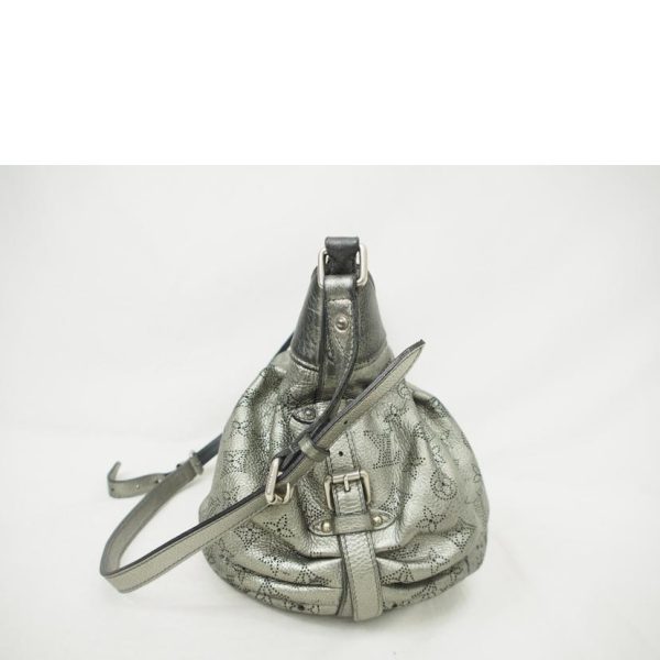 06139 4 Louis Vuitton Mahina XS Monogram Mahina Shoulder Bag Gray