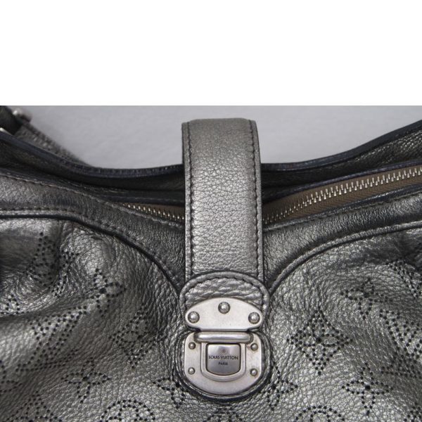 06139 7 Louis Vuitton Mahina XS Monogram Mahina Shoulder Bag Gray