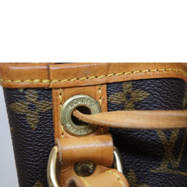 06187 11 Louis Vuitton Petit Noe Monogram Bag Brown